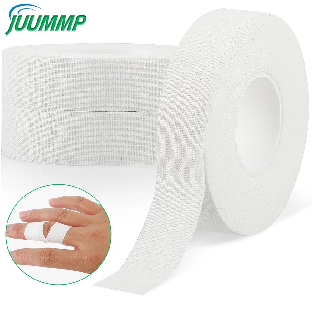 1Roll Finger Tape Skin-Friendly Fingers Athletic Sports Tape for Football Baseball Soccer Hockey Boxing Lacrosse Gymnastics