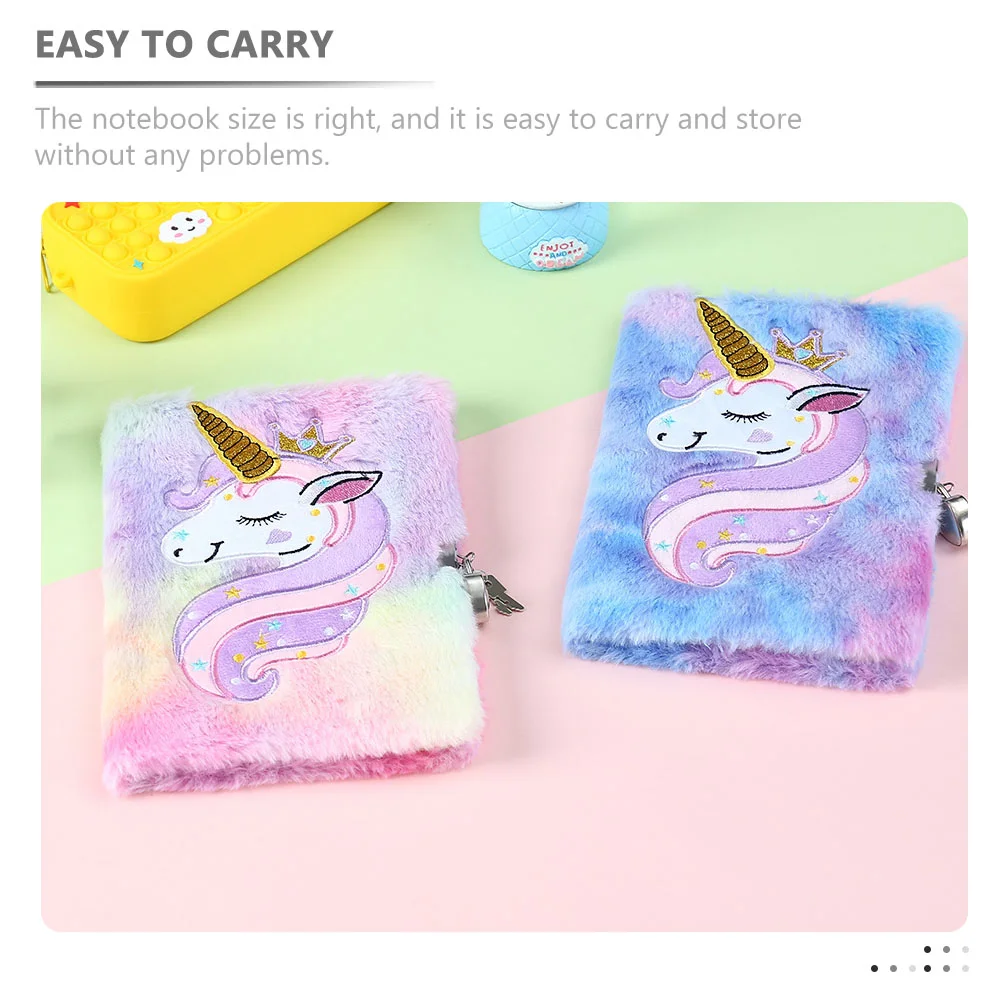 Notepad Diary with Lock Notepads Notebook for Kids Creative Unicorns Notebooks