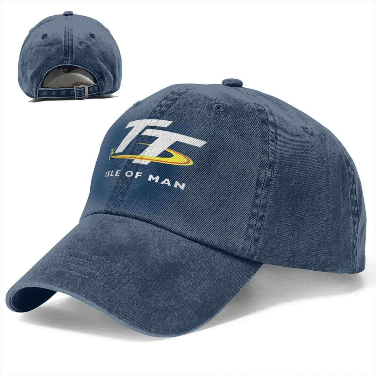 Isle Of Man TT Motorcycle Race Unisex Baseball Cap Distressed Cotton Caps Hat Vintage Outdoor Running Golf Snapback Hat