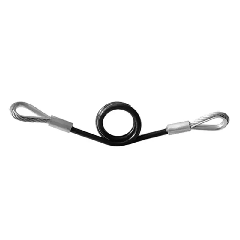 

WF-Trailer Safety Towing Cable Without Hook 3500Lbs Load Bearing 70CM Maximum Extension Length Spring Towing Rope For RV