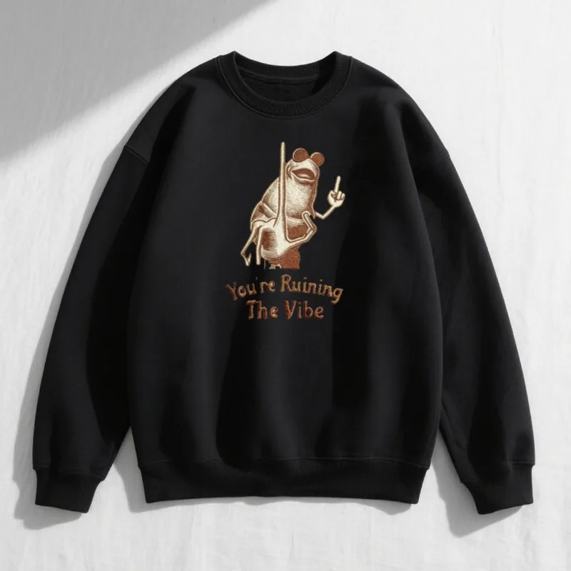 ماركوس الدودة البلوز أنت تدمير فيبي مضحك ميمي الدماغ روت طباعة مريحة الشتاء هودي الشتاء ملابس النساء