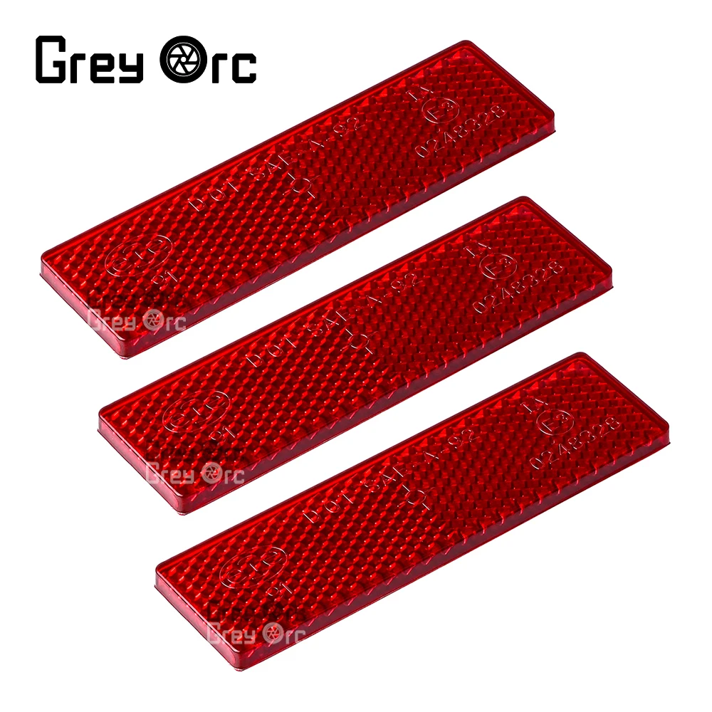 

Rear Reflector Motorcycle Dirt Bike Scooter Red Rectangle Reflective Plate For BMW S1000R R900RT R1200 Motorcycle