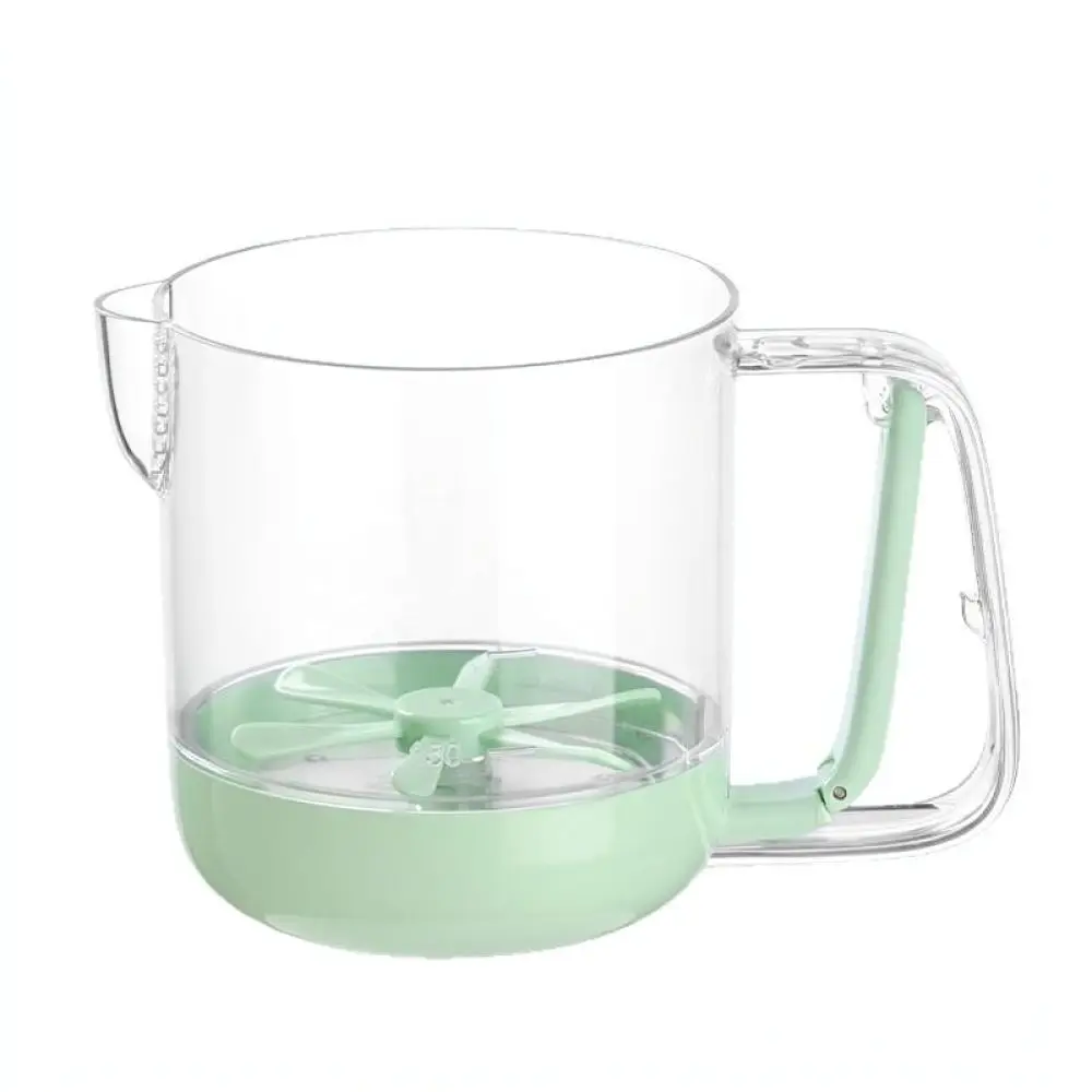 Handheld Egg Beater Mixing Cup Kitchen Tool Manual Cream Blender Baking Supplies Food Processor Easy Storage Container