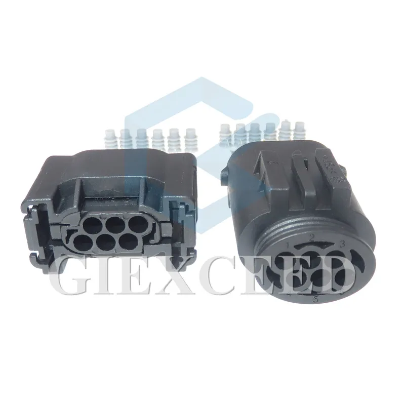 6 Pin 1-967616-1 7M0 973 119 Female Male Accelerator Pedal Plug For BENZ BMW Throttle Valve Sensor Socket AC Assembly Connector