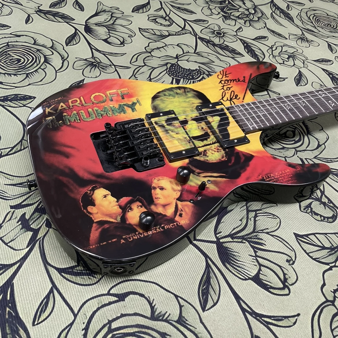 6-string electric guitar, rosewood fingerboard smooth fret guitars, beginner to intermediate transition electric guitarra view 5