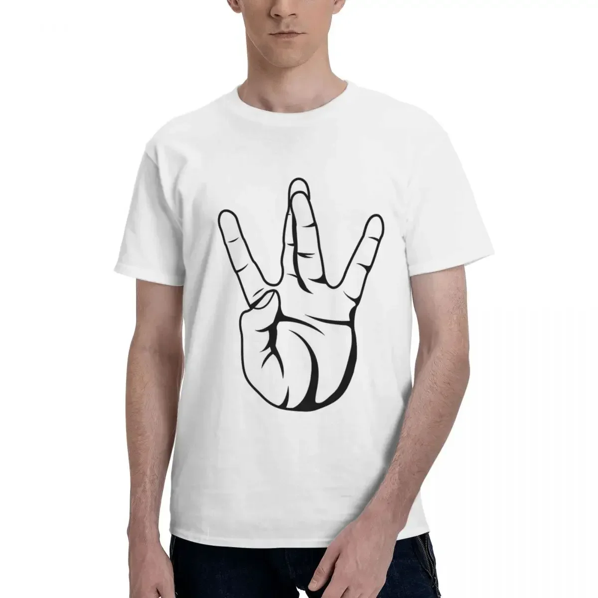 Westside West Coast Rap Hip Hop Hand Sign 100% Cotton T-shirt Male Funny T Shirts Men Round Neck Short Sleeve S-6XL