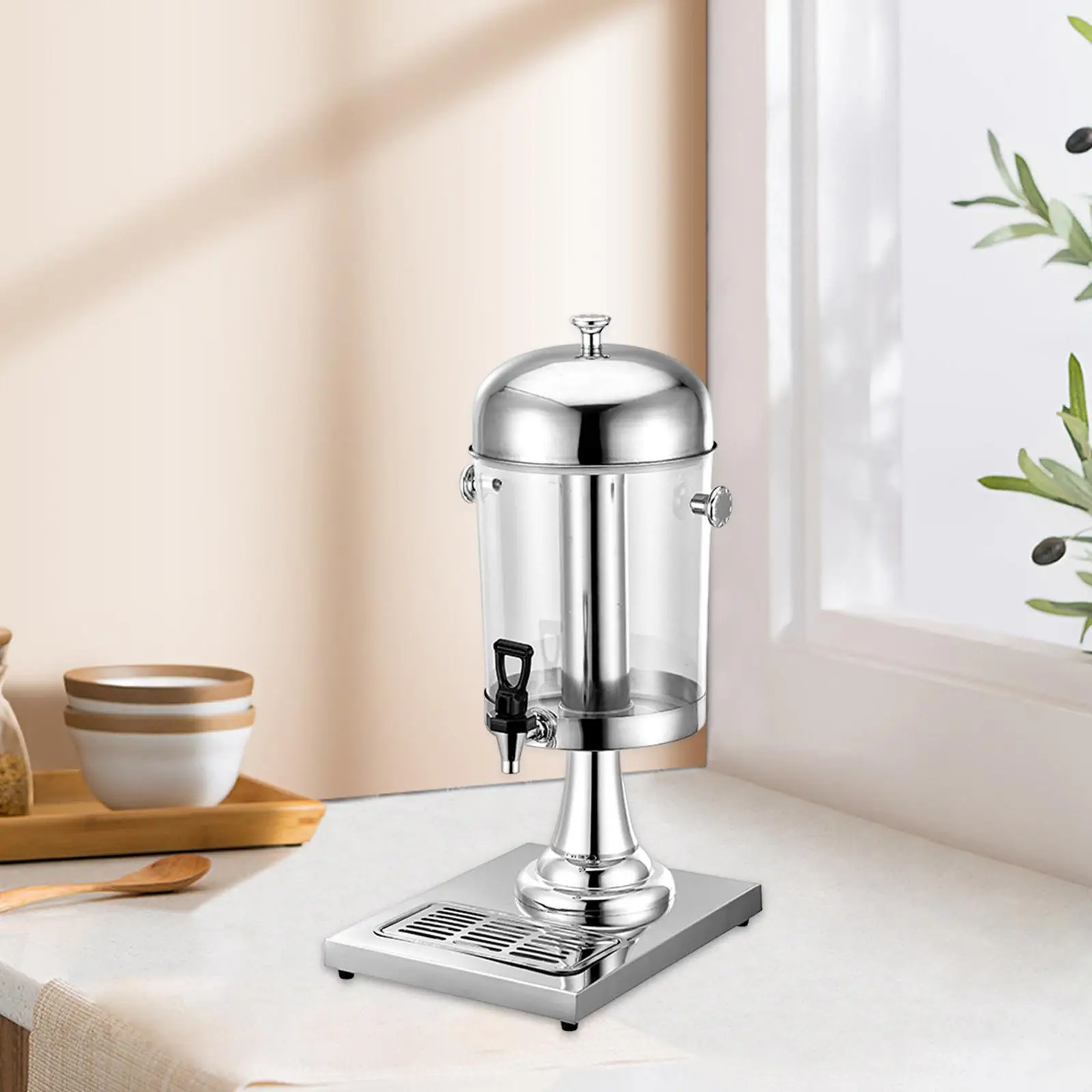 

Диспенсер для напитков со смесителем из нержавеющей стали, 8 л.