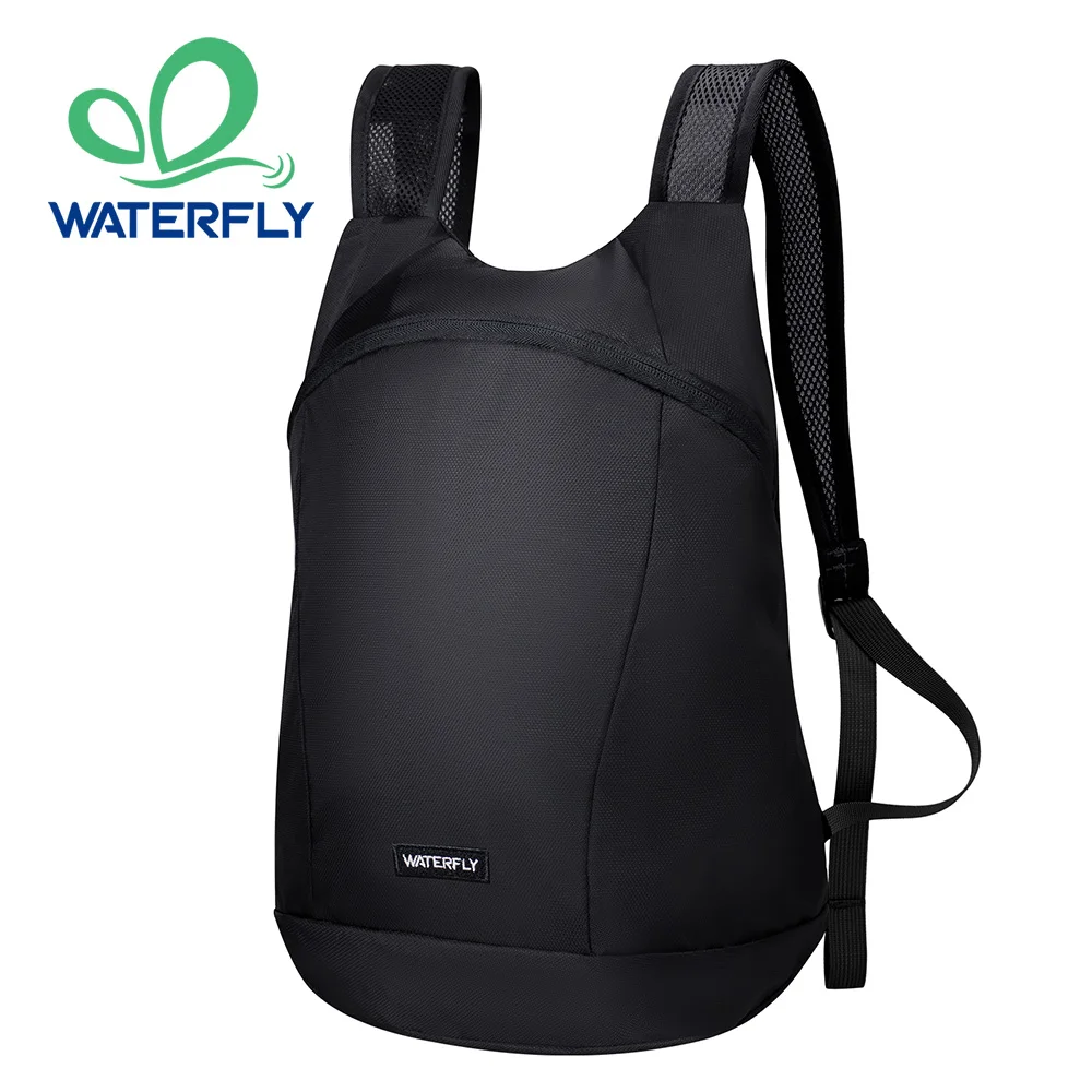 WATERFLY Foldable Lightweight Hiking Backpack 15L Packable Traveling Daypack For Men Women Ultralight Thin Casual Day Pack Bag