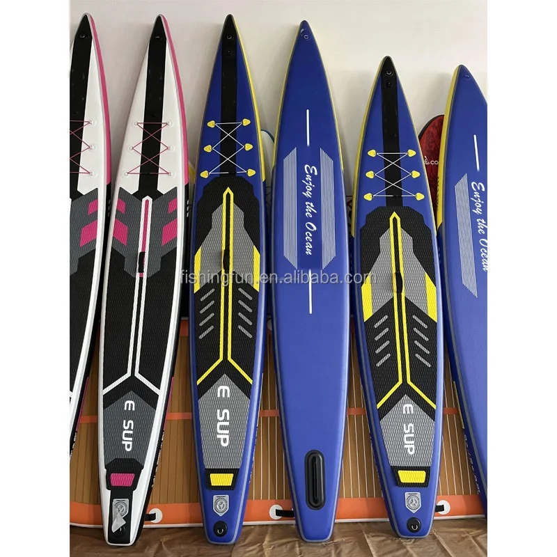 

Racing sup Board Race supboard Stand up Paddle Board with Glass Fiber Paddle Wheel Bag Water Sports