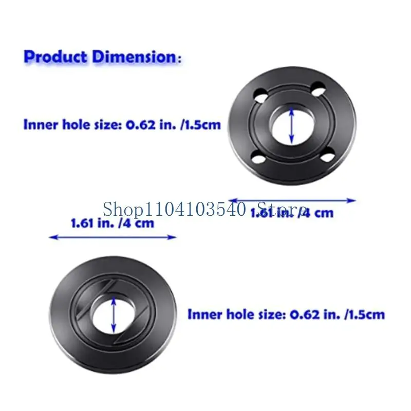 02DC 2 Pcs/Set 125 Angle Grinder Nut 5/8 Circular Saw Blade Cutting Discs for Ryobi Electric Nut Set Access Tool
