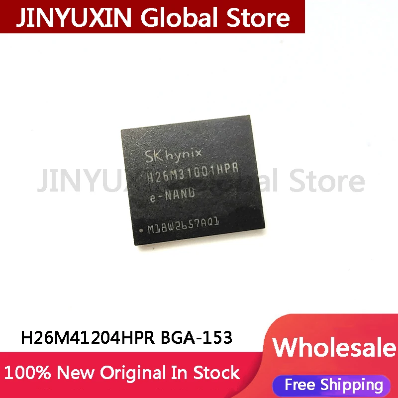 2-10Pcs New Original H26M41204 H26M41204HPR BGA153 IC Chip in Stock Wholesale