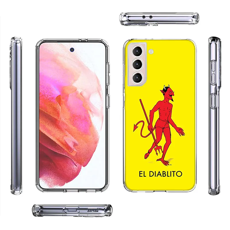 Mexican Bingo Loteria Phone Case For Samsung Galaxy S25 Edge S24 S23 FE S21 S20 S10 Plus S22 S26 Ultra Cover Clear Cases TPU Cap view 2