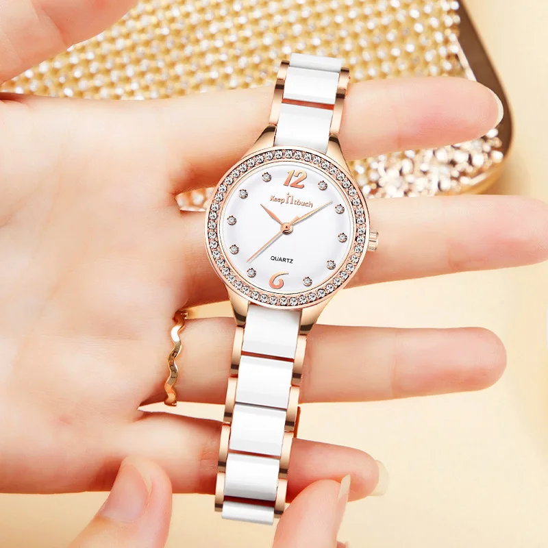 

Женские наручные часы элегантные кварцевые часы модные водонепроницаемые часы Reloj Mujer роскошные женские подарочные часы из розового золота Relogio Feminino