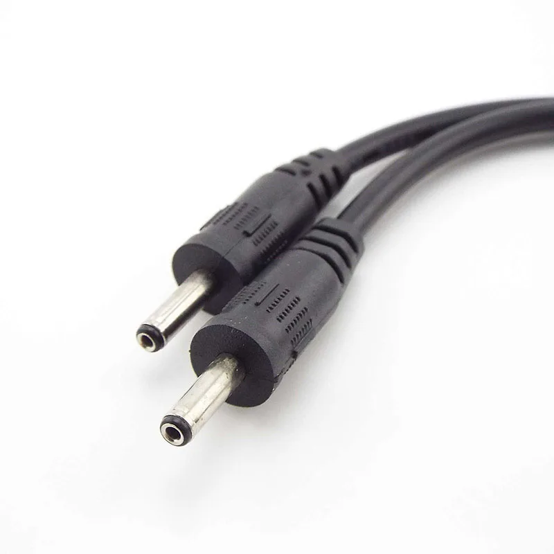 DC 3,5 мм x 1,35 мм штекер постоянного тока 5,5 мм x 2,1 мм гнездовой преобразователь Разъем питания Кабель-адаптер Ноутбук 3,5*1,35 на 5,5*2,1