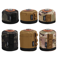 Camping Gas Can Protective Cover CottonLinen Outdoor Gas Tank Case Anti-Fall FueCylinder Storage Bag Air Bottle WrapSleeve