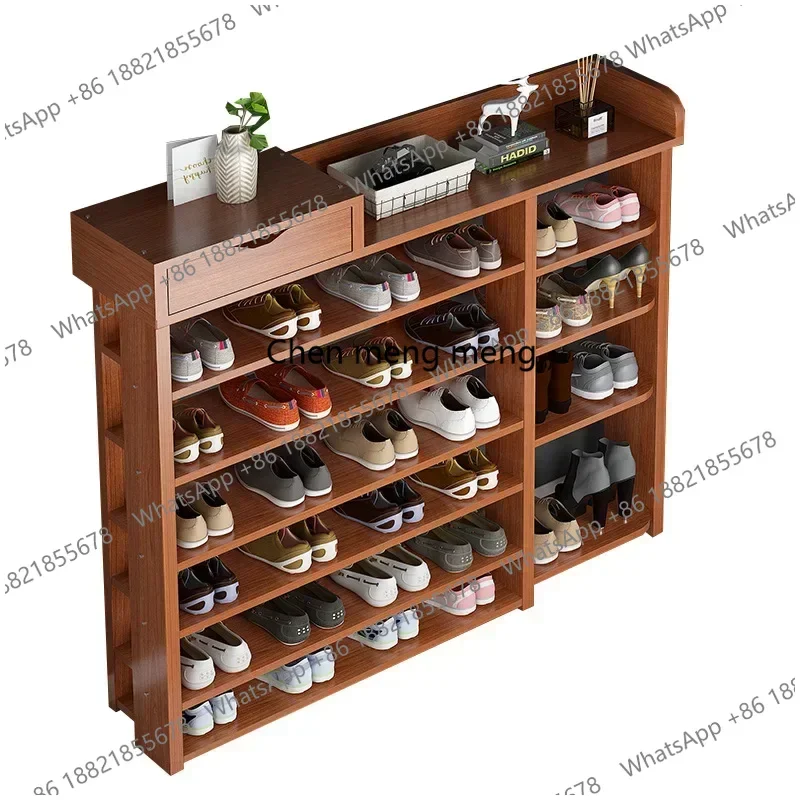 

Wooden Row Shoe Rack Scarpiera Organizer Home Furniture Shoe Cabinet for Entrance Closet Rack Shoe Organizer Cabinets Shoe-shelf