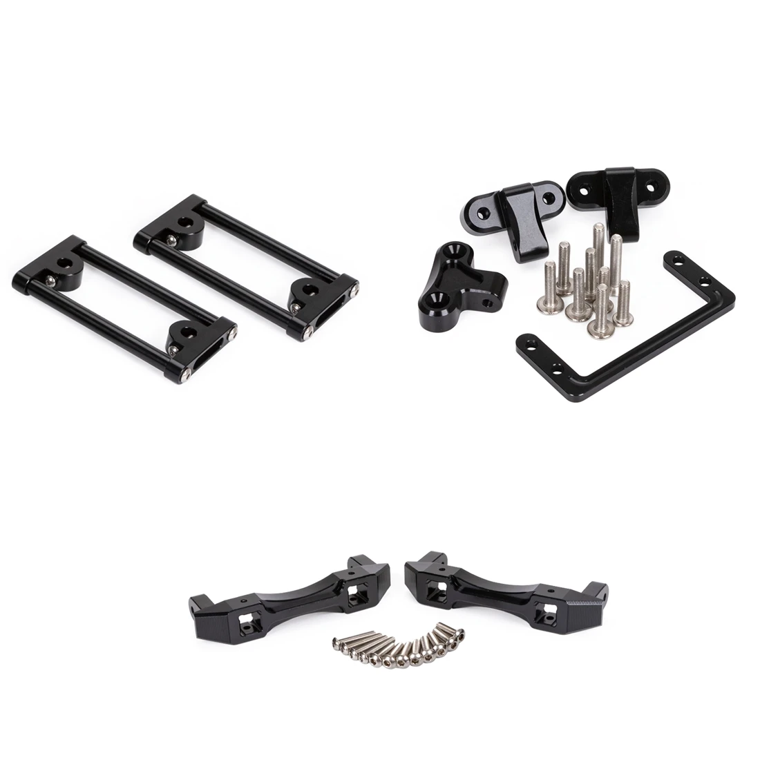 doyme Lower Center of Gravity LCG Chassis Bumper Mount Servo Beam for 1/10 RC Crawler Axial SCX10 I II III Upgrades,Type 3