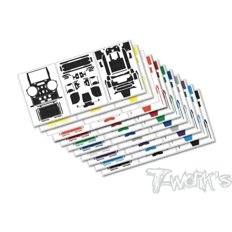 

Original T Works TS-062M Metal Chrome Radio Skin Sticker ( For Flysky PL18 ) 4 Colors Rc Tool