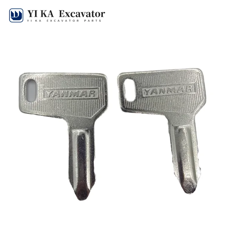 For Micro excavator Yangma key 17/18/20/30/35/55/65/80 Side door start ignition fuel tank key