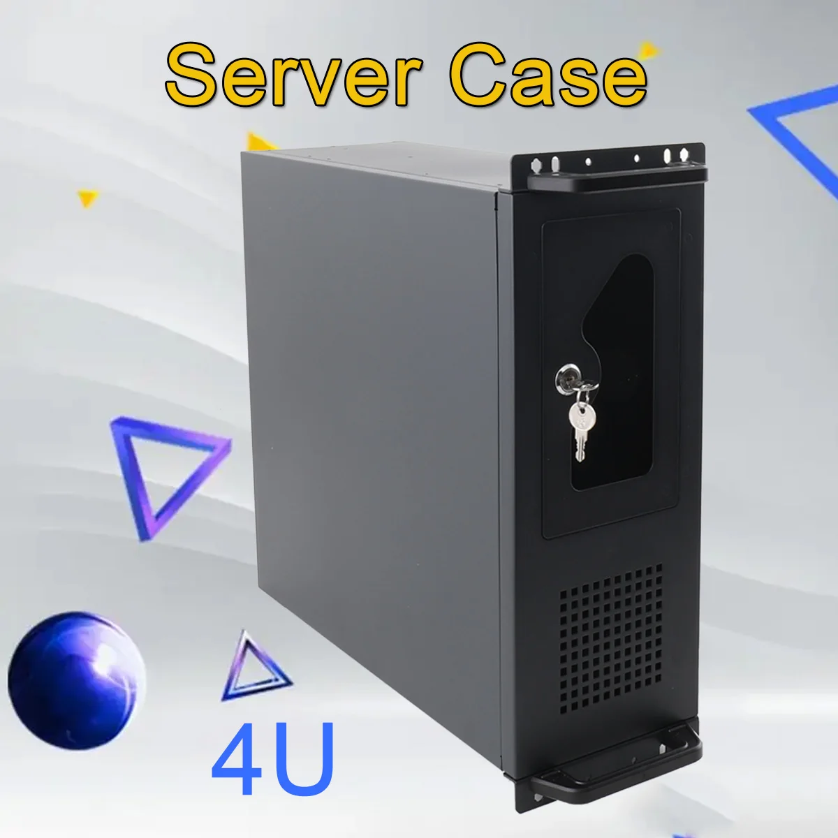 Desktop computer 4U server Industrial control workstation Main box 7 Hard disk Full tower multi-disk chassis
