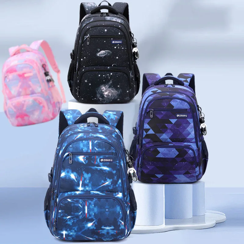 어린이 Schoolbag 소녀 소년 배낭 방수 나일론 학교 가방 경량 배낭 어린이 학교 가방 mochila escolar