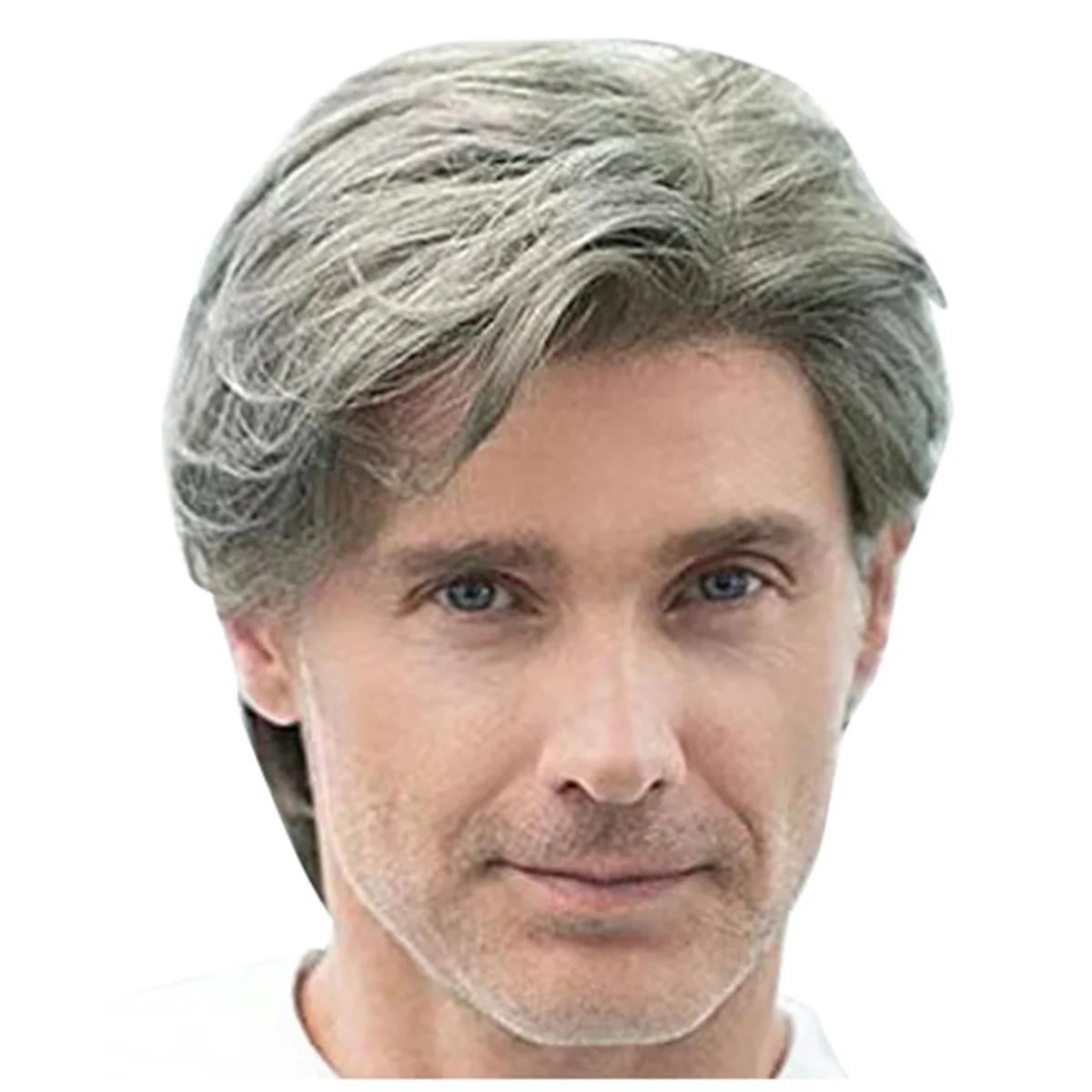 Парики Синтетические парики с челкой Термостойкие бесклеевые синтетические парики для мужчин Короткие парики Парики для косплея Парик для ежедневного использования SQ