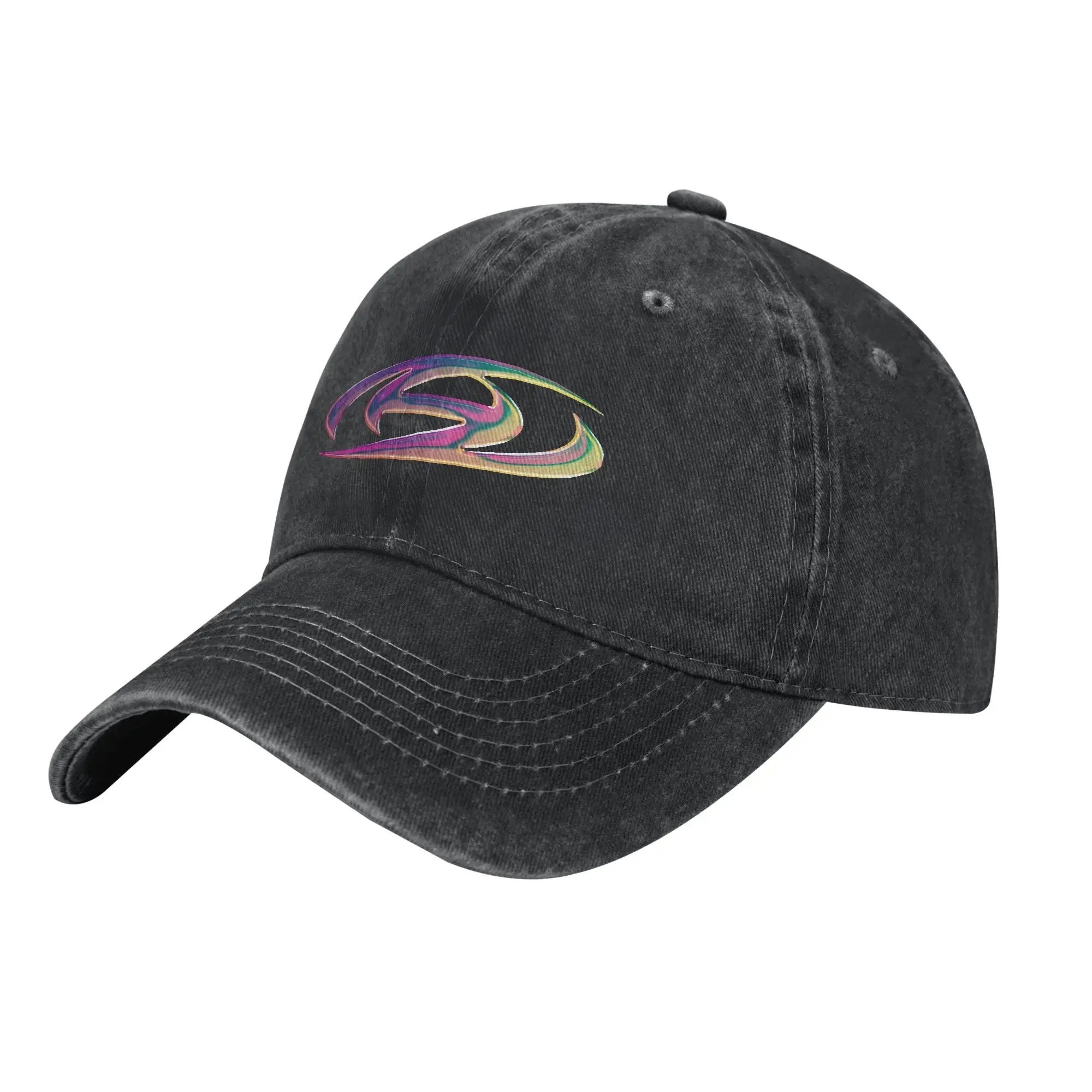 Ateezs Chromatic Logo Baseball Caps Vintage Distressed Denim  Headwear Unisex Style Outdoor Running Golf Unstructured Soft Hats