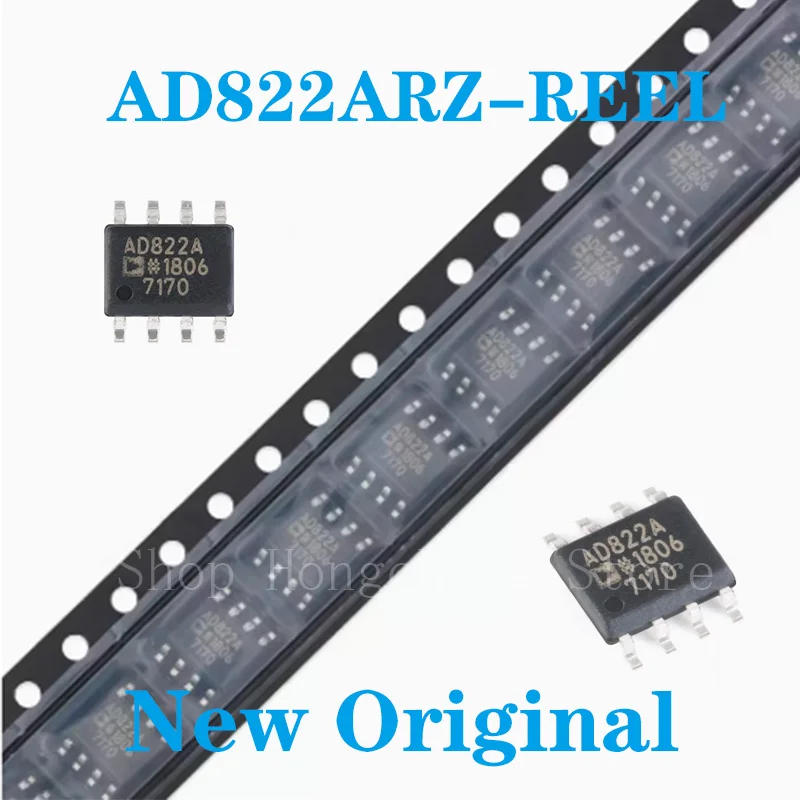 NEW AD822ARZ AD822 AD822A AD822ARZ-REEL 8SOP DUAL, SNGL SPLY PREC'N AMP Op Amp Dual Low Power Amplifier R-R O/P ±15V/30V N Tube