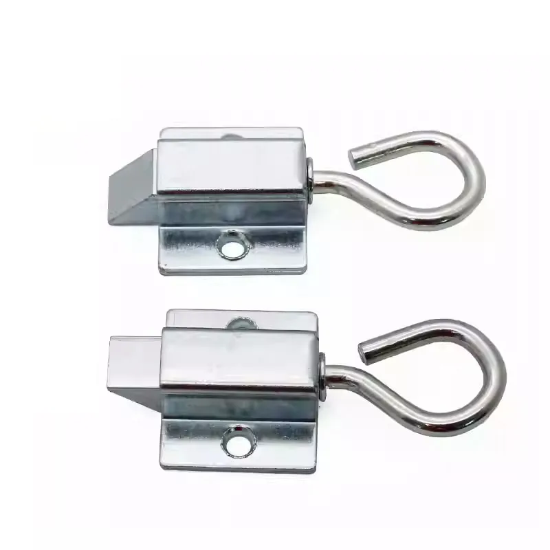 Afbeelding 5: 1PCS DK634 Pull Ring Klink Industriële Kastdeur Lente Klink Ijzeren Schakelaar Kast Gesp Push-pull Impact deurslot