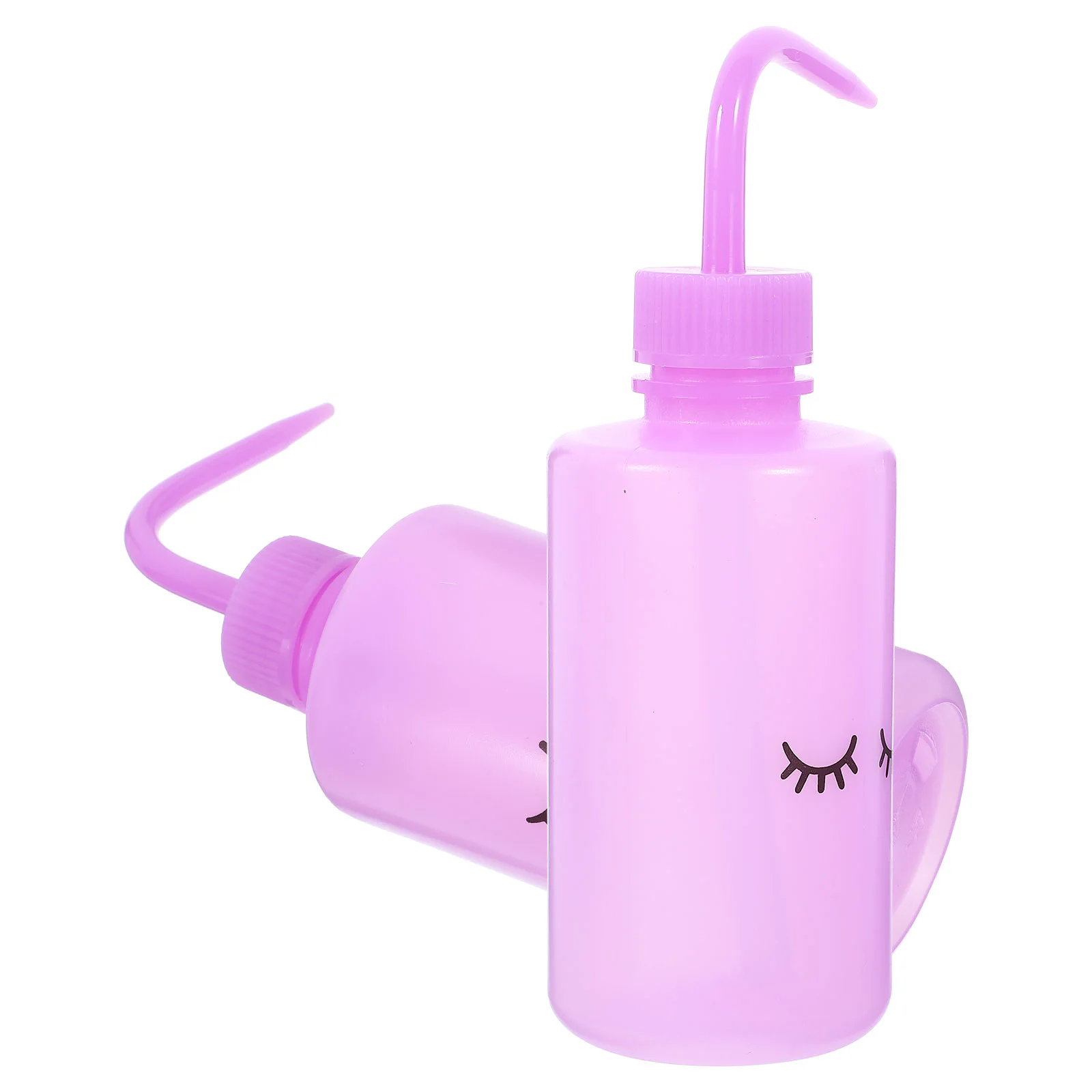 

2 Pcs Eyelash Cleaning Bottle Water for Extensions Succulent Watering Can Squeezer Bottles Liquids Pe Washing