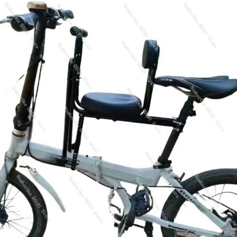Front Mounted Child Bicycle Seat Safety Baby Carrier for Mountain Bike Folding Bicycle Full Enclosed Kids Rider Chair Adjustable