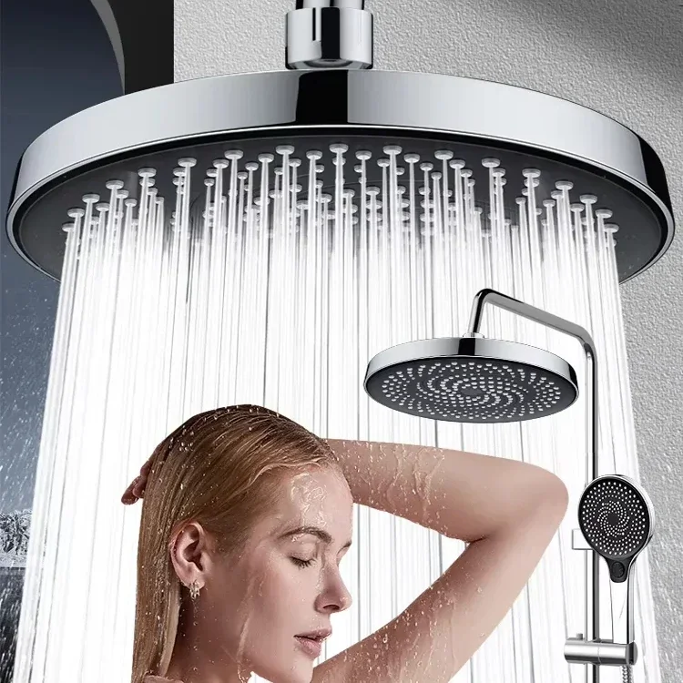 

Big Panel Top Spray Upgraded 275mm Supercharge Shower Head Shower Accessories High Pressure Large Flow ShowerHead