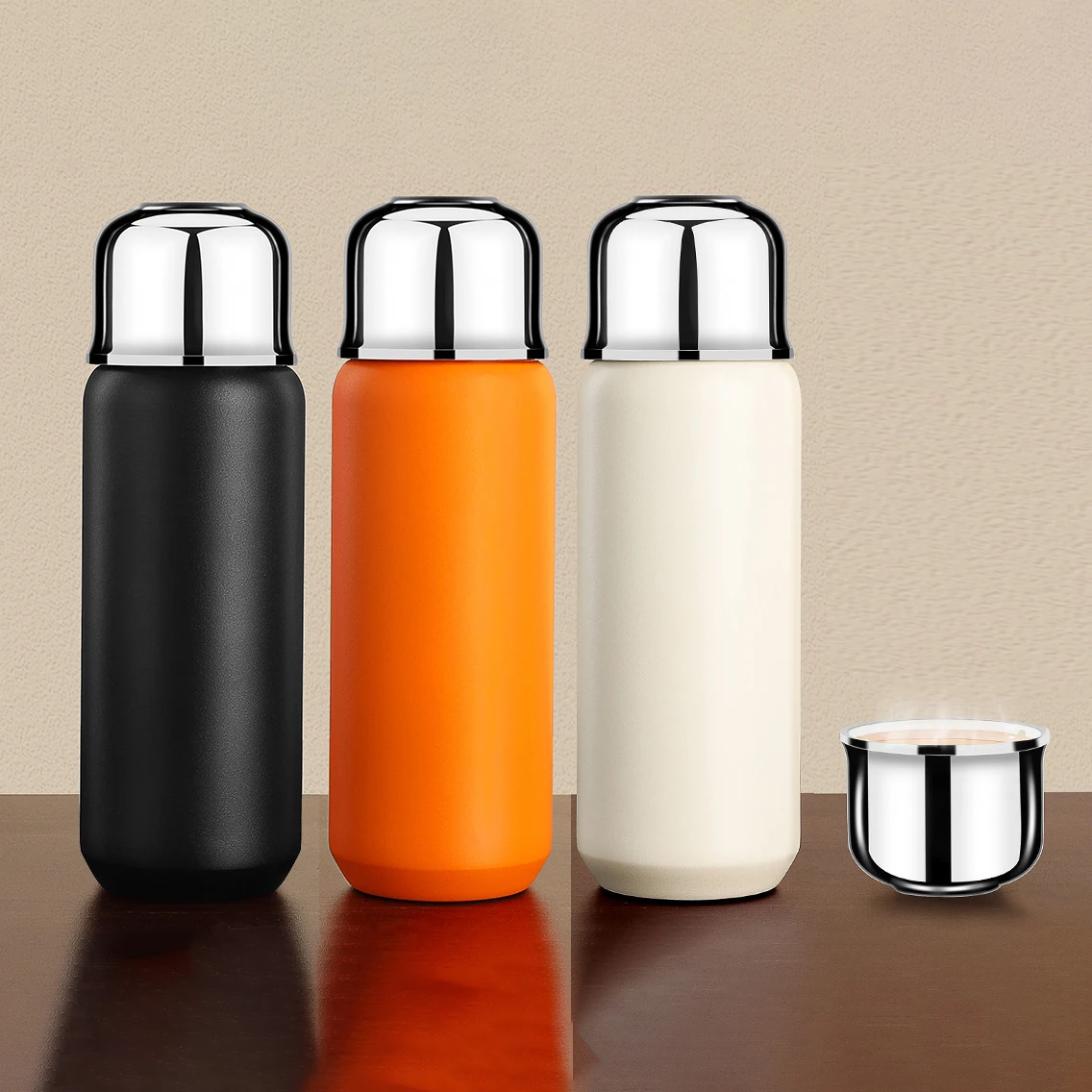 530ml Stainless Steel Vacuum Tumbler with Ceramic-Coated Interior & Detachable Tea Infuser​