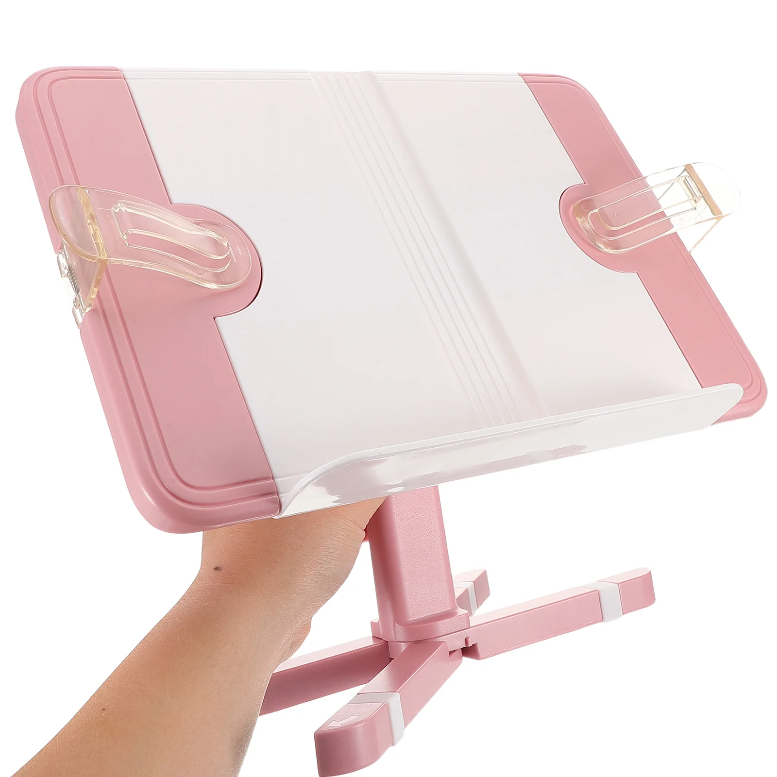 

Portable Music Stand Desk Book Rest Adjustable Reading Holder Folding Foldable Cookbook Guitar