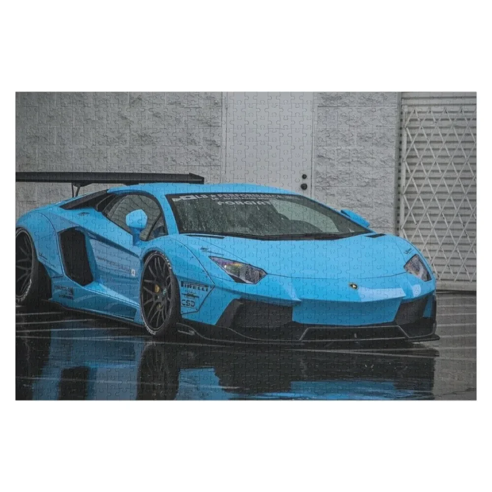 new blue car Jigsaw Puzzle Jigsaw For Kids Animal Custom Customs With Photo Puzzle