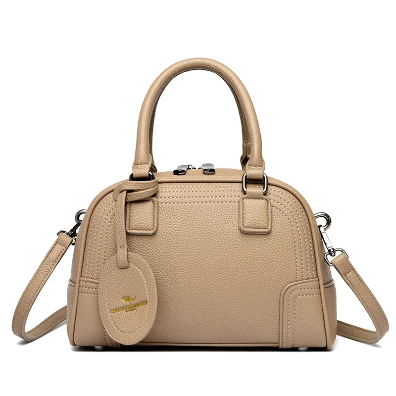 

Luxury Leather Women's Handbag Large Capacity Fashion Shoulder Messenger Bag High Quality Casual Tote for Ladies