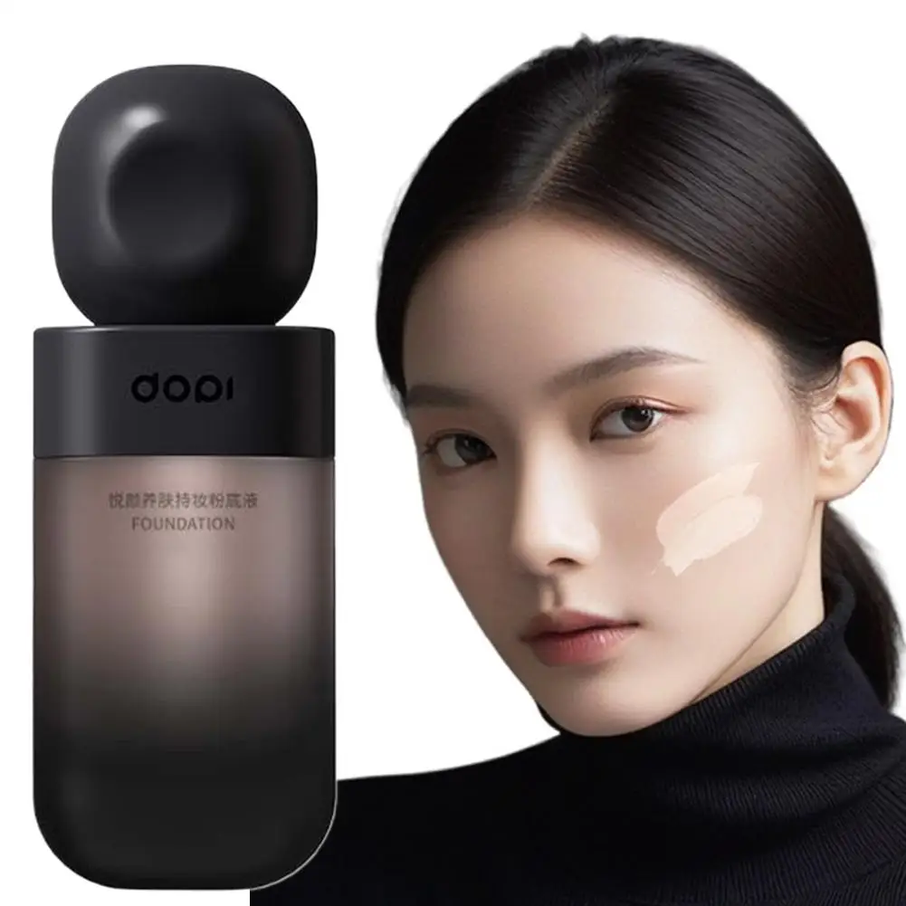 Base líquida mate de larga duración, corrector facial, maquillaje, Control completo, cobertura blanqueadora, Base de aceite I2J0