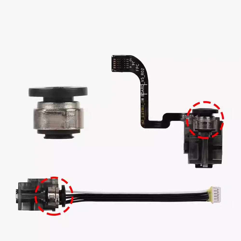 

For BambuLab P1 X1 Hall Plate Feed Port Feed Tube Clip Extruder Feed Tube Connector 3D Printer Accessories