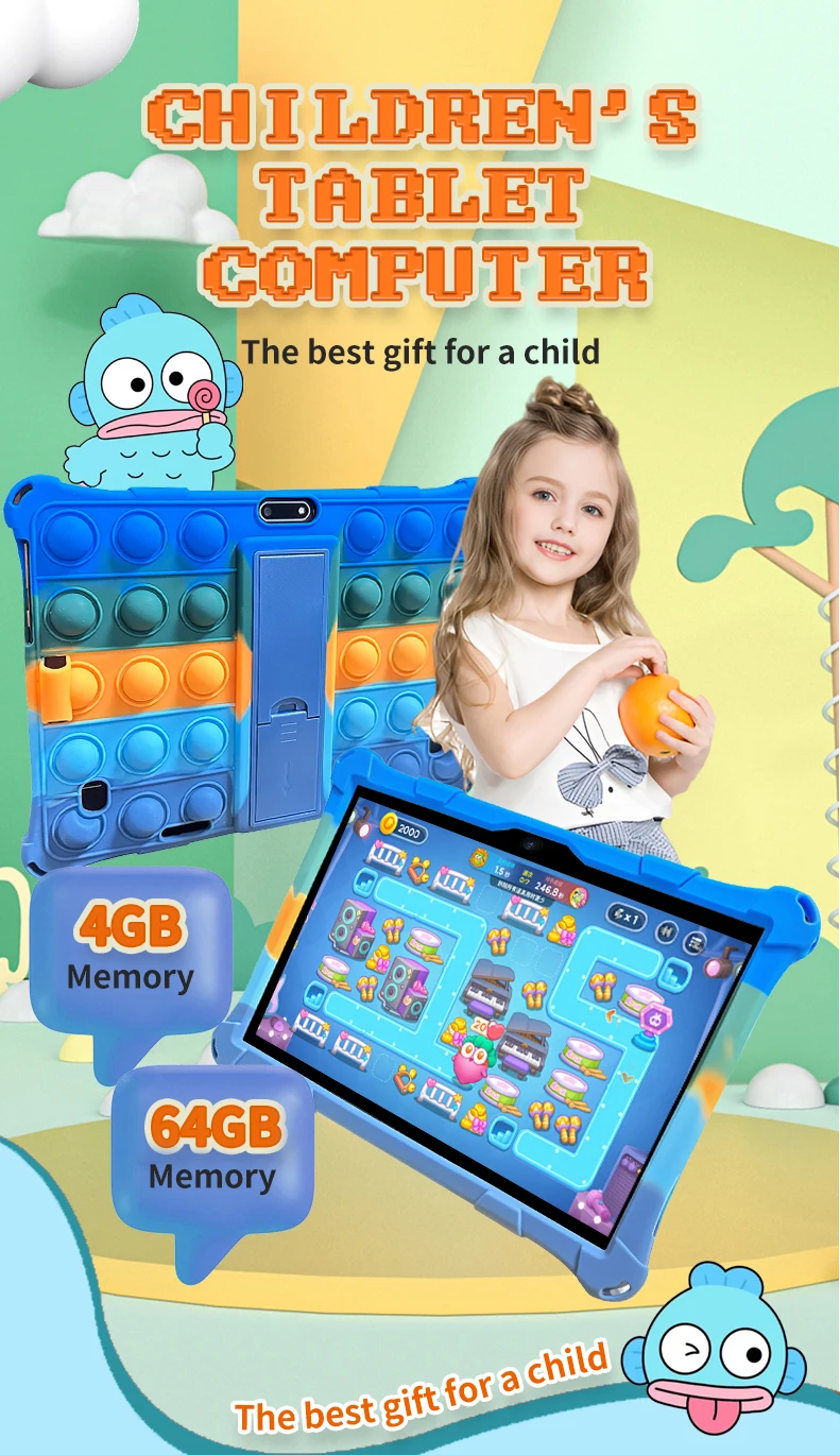 تابلت أندرويد 10.1 بوصة أصلي جديد 5GWIFI كاميرات مزدوجة 5GWIFI Android 11 4GB RAM 64 ROM، يدعم مكالمات 3G