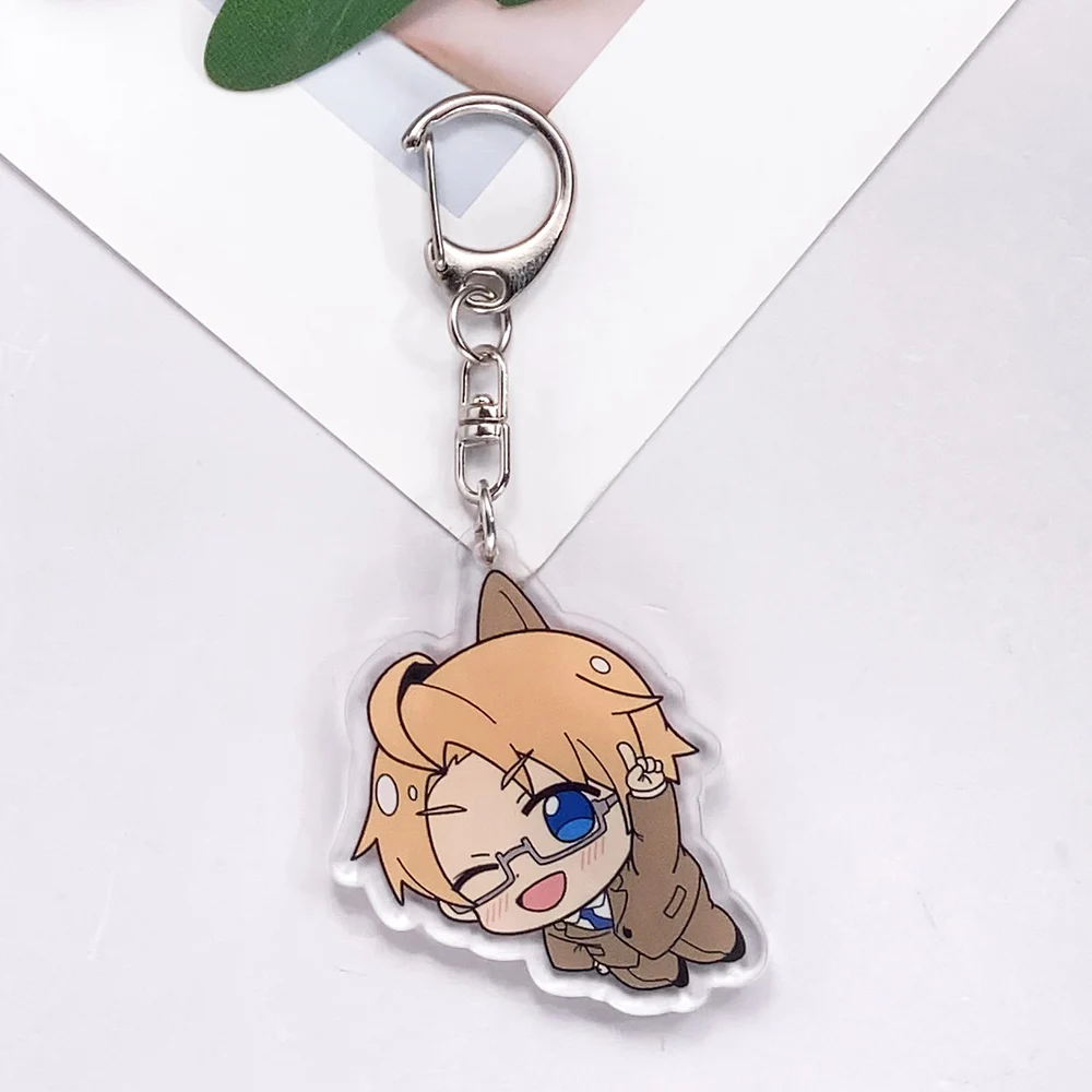 شخصيات أنيمي Hetalia مضحك لطيف الاكريليك سيارة المفاتيح اكسسوارات حقيبة سحر الإبداعية على ظهره قلادة كيرينغ هدايا لمحبي #4