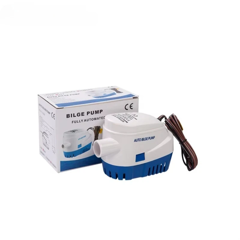 STLL 1100GPH Marine Supplies Solar Powered Portable Automatic Submersible Water Pump Bilge Pump Marine 24v for Boat Yach