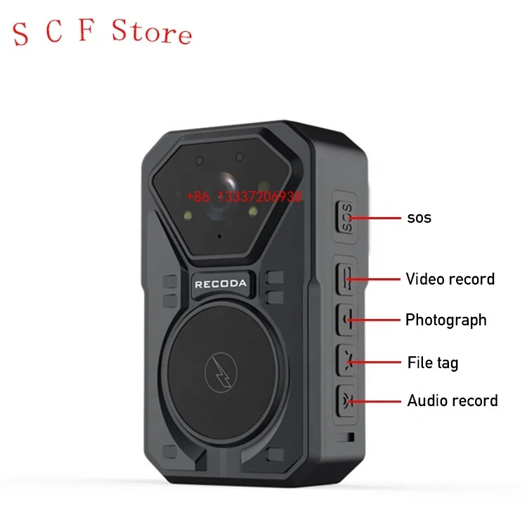 

Android Police Body Worn Camera IP68 IR 4G GPS WIFI Body Worn Camera with Face Recognition 10 Hour Recording