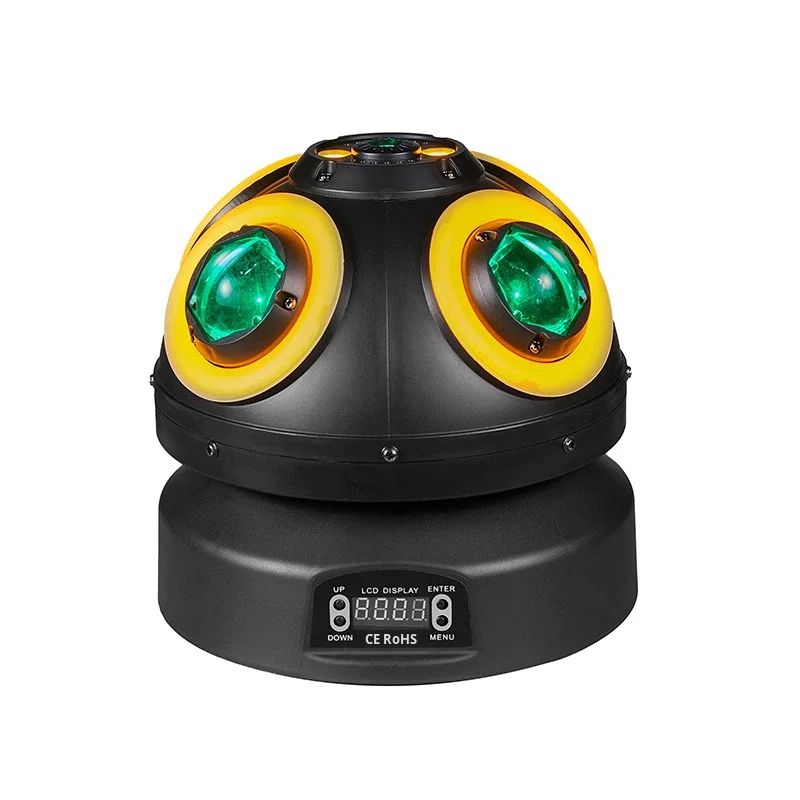 70W LED Mini Mushroom for Indoor KTV Bar Rotating Sound-Controlled Colorful Disco Moving Stage