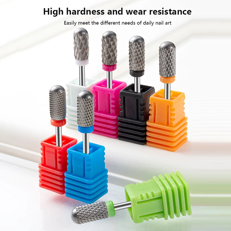 رأس طحن صلب التنغستن للتلميع ، نوع كرة أسطوانية ، مثقاب تلميع ، أدوات مانيكير ، مفردة