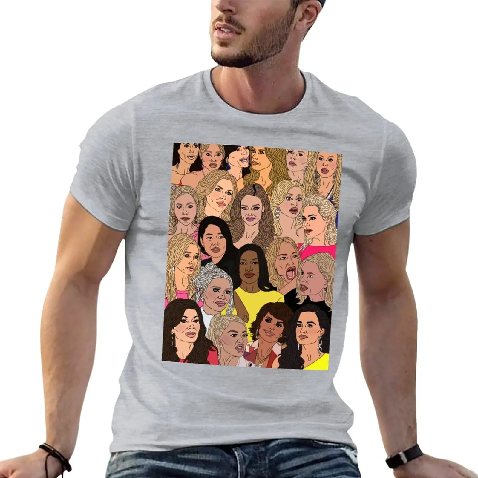 Real Housewives of Beverly Hills - Every RHOBH housewife T-Shirt summer clothes oversized designer t shirt men