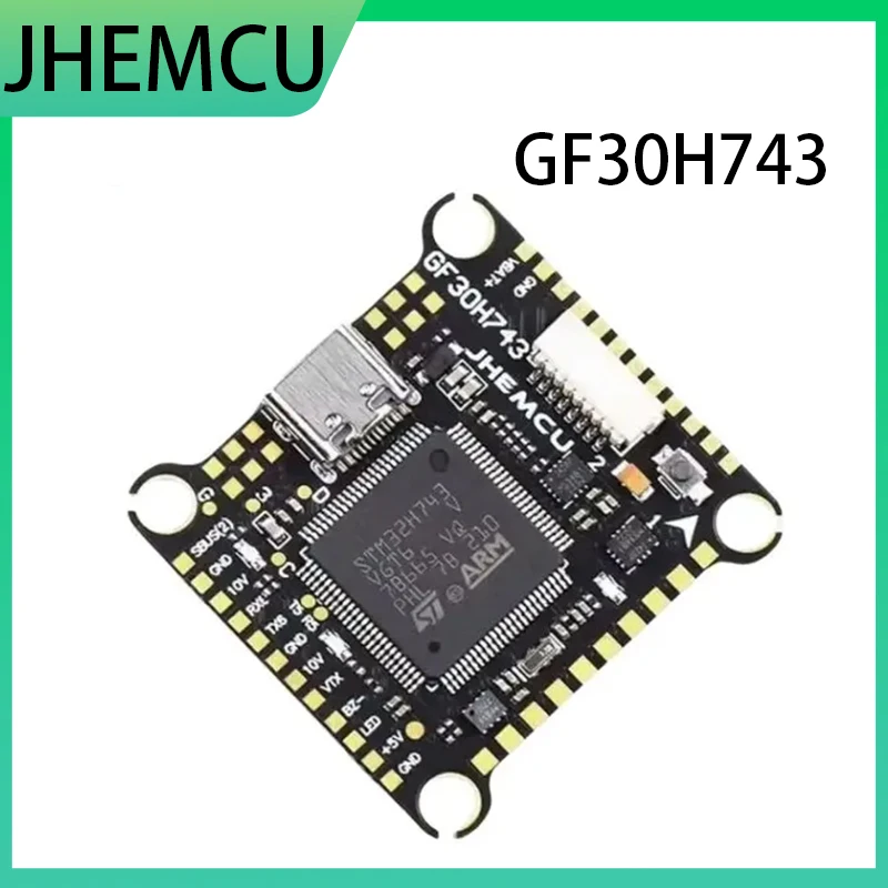 jhemcu-gf30h743-h743-480mhz-controlador-de-vuelo-icm42688p-dual-baro-osd-128m-blackbox-dual-bec-3s6s-30x30mm-fpv-drones