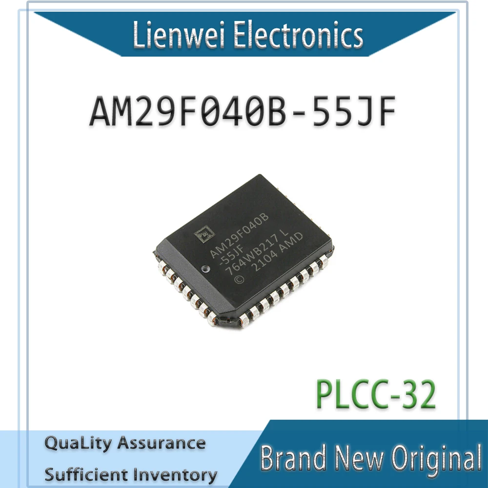 

100% New AM29F040B AM29F040B-55JF IC Chipset PLCC-32