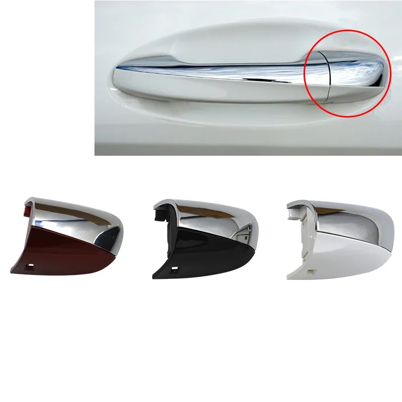 

Car Front Left Exterior Door Pull Handle Cap Trim Chrome Cover For Mercedes Benz E300GLC C Class 200 C260 GLC260 S350