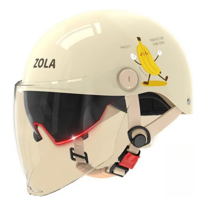 

Woman Retro Half Motorcycle Helmet Fashion Anti-UV Sun Protection Breathable Painted All Season Scooter Riding Safety Helmet