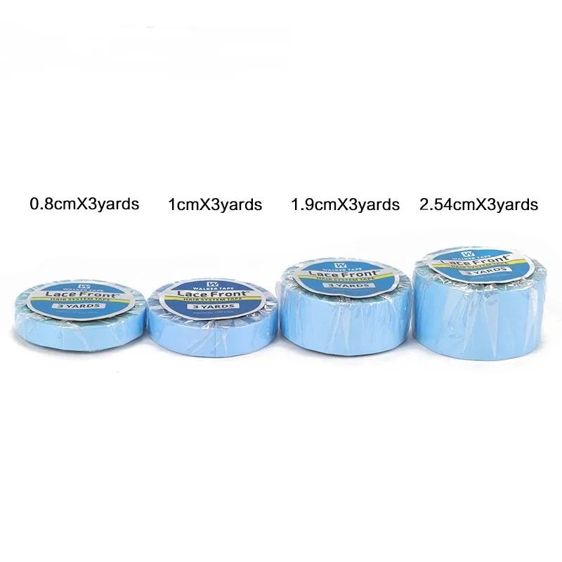 60pc 3 Yard 0.8cm tape glue for wigs hair extension Double Sided adhesives Tape Adhesive Wig Tape Sticker Glue rollers